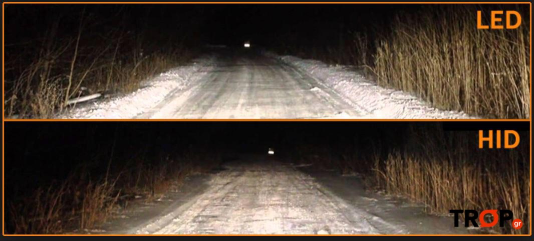 Σύγκριση LED vs Xenon (φώτα αυτοκινήτου)