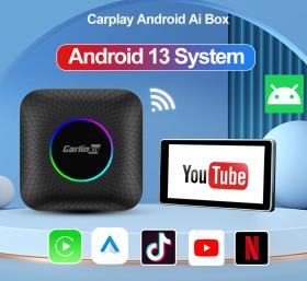 CarlinKit TBOX-Plus-LED Ασύρματο CarPlay/Android Auto (8-Core, 8+128GB - Android 13) - Διάθεση από TROP.gr