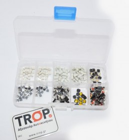 Κασετίνα με 250 τεμάχια ανταλλακτικών κουμπιών για κλειδιά αυτοκινήτων  - Φωτογραφία τραβηγμένη από TROP.gr
