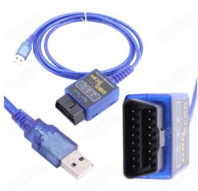Αντάπτορας ELM327 OBD2 Car Diagnostic Scanner σύνδεση μέσω USB Καλωδίου