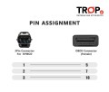 Αντάπτορας OBD II για Μηχανάκια KYMCO - 3 Pin αντιστοιχία 16 Pin