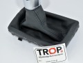 Μαύρο Δερμάτινο Πόμολο επιλογέα ταχυτήτων συμβατό με Audi A3, αυτοκίνητα με αυτόματο σαμάν S-tronic - Διάθεση από το TROP.gr