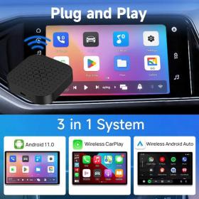 CarlinKit Android Box Ασύρματο CarPlay/Android Auto (4-Core, 2+16GB - Android 11) - Σειρά Basic