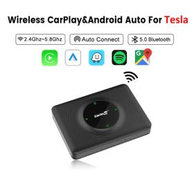 Carlinkit T2C για Tesla, Μετατροπέας Ενσύρματου CarPlay και Android Auto σε Ασύρματο