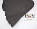 Μαύρο δέρμα ταχυτήτων για Toyota Auris, πλαϊνή ραφή - Φωτογραφία τραβηγμένη από TROP.gr