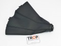 Υψηλής ποιότητας μαύρο τεχνόδερμα με μαύρες ραφές και δαχτυλίδι - Φωτογράφηση TROP.gr