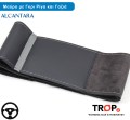 Μαύρο Ραφτό Κάλυμμα Τιμονιού Δέρμα-Alcantara με Γκρι Ρίγα και Γαζιά - Διάθεση από το TROP.gr Μαύρο Ραφτό Κάλυμμα Τιμονιού Δέρμα-Alcantara με Γκρι Ρίγα και Γαζιά - Διάθεση από το TROP.gr