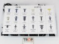 Πίνακας με τύπους κουμπωμάτων κασετίνας - Φωτό TROP.gr