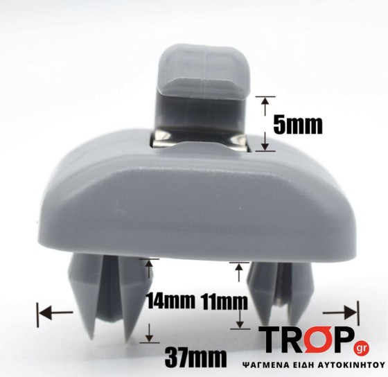 10 Pack Audi Interior Pillar Trim Clips - Silver Metal, Fits A3, A4, A5, A6, Q5, TT Models