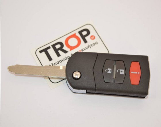  Κέλυφος κλειδιού για Mazda 3, 6, MX-5 NC κ.α. με 3 Πλήκτρα - Φωτογραφία τραβηγμένη από TROP.gr