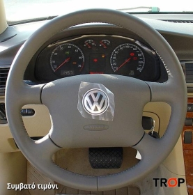 Κάλυμμα Τιμονιού Senda για VW Passat (1997-2000) - Μαύρα Γαζιά