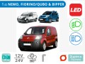 Λάμπες LED με CAN bus Citroen Nemo, Fiat Fiorino/Qubo και Peugeot Bipper (Μοντ: 2008 και μετά) – Φωτογραφία από Trop.gr