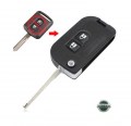 Nissan Quasqai, Micra, Almera  Μετατροπή Κλειδιού από Απλό σε Πτυσσόμενο, 2 κουμπιά (NSN14)