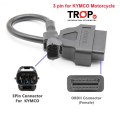 Αντάπτορας OBD II για Μηχανάκια KYMCO - 3 Pin σε 16 Pin
