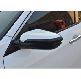 Honda Civic (2016-2022) Διακοσμητικά - Προστατευτικά Καθρεφτών Carbon Look