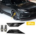Honda Civic (2016-2022) Διακοσμητικά Φλας Φτερών Φιμέ (Smoked) - Διάθεση από TROP.gr